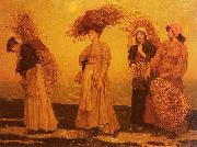 Valentine Cameron Prinsep Prints Home from Gleaning china oil painting artist